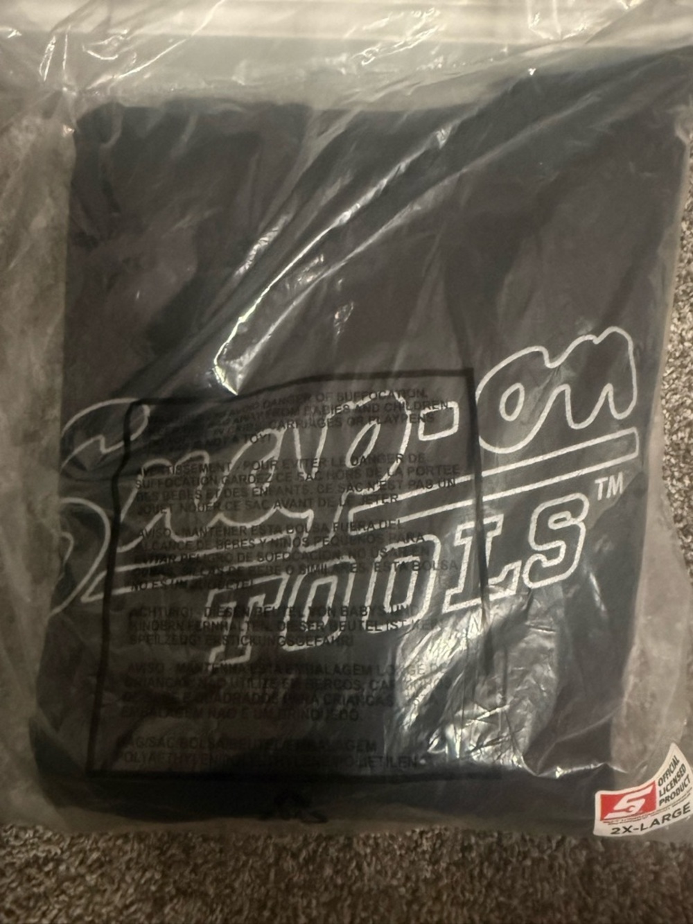 Snap On Tools- Black hoodie with and Silver logo(not white)